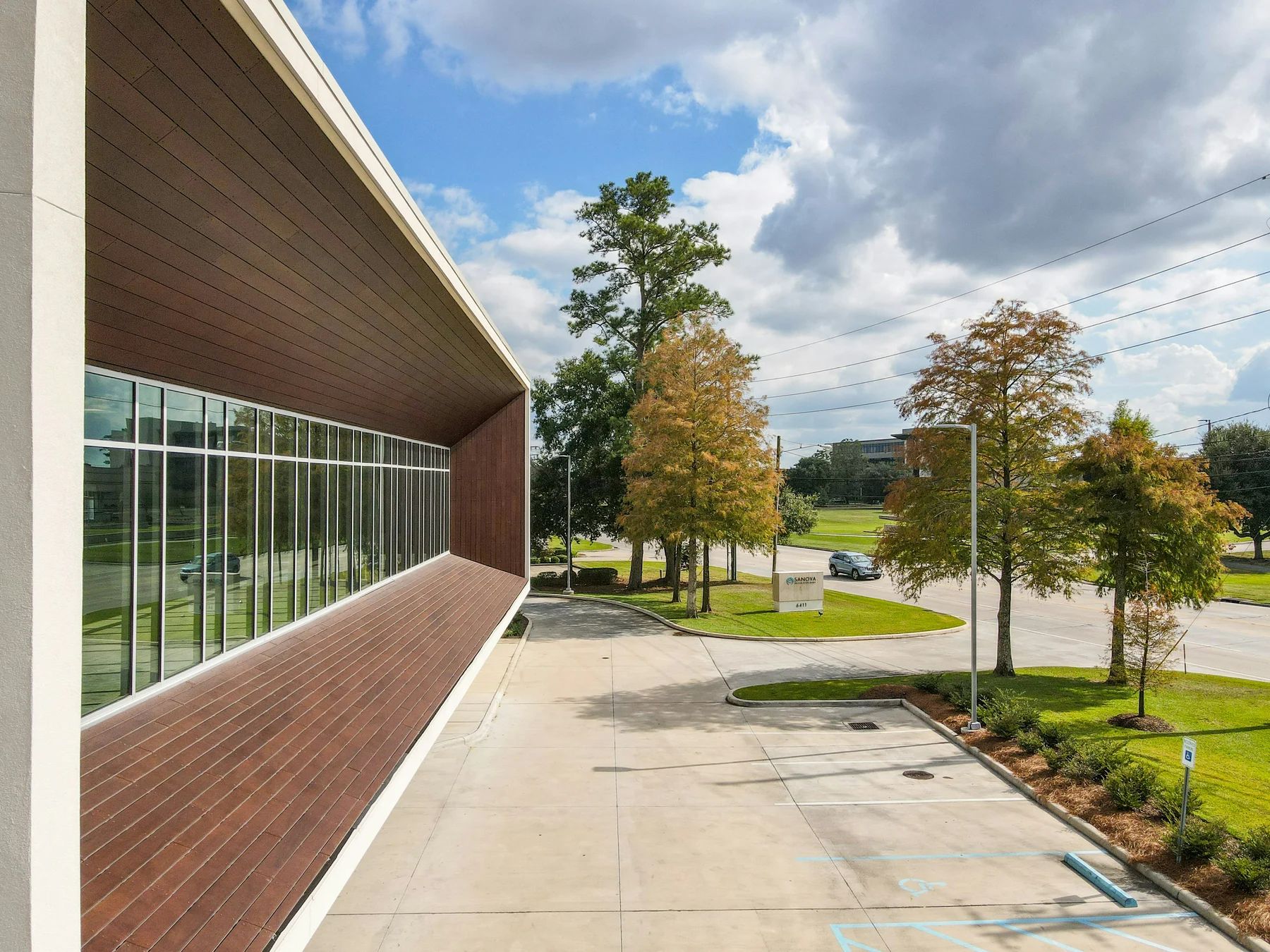 Exterior of a modern multifamily residential property