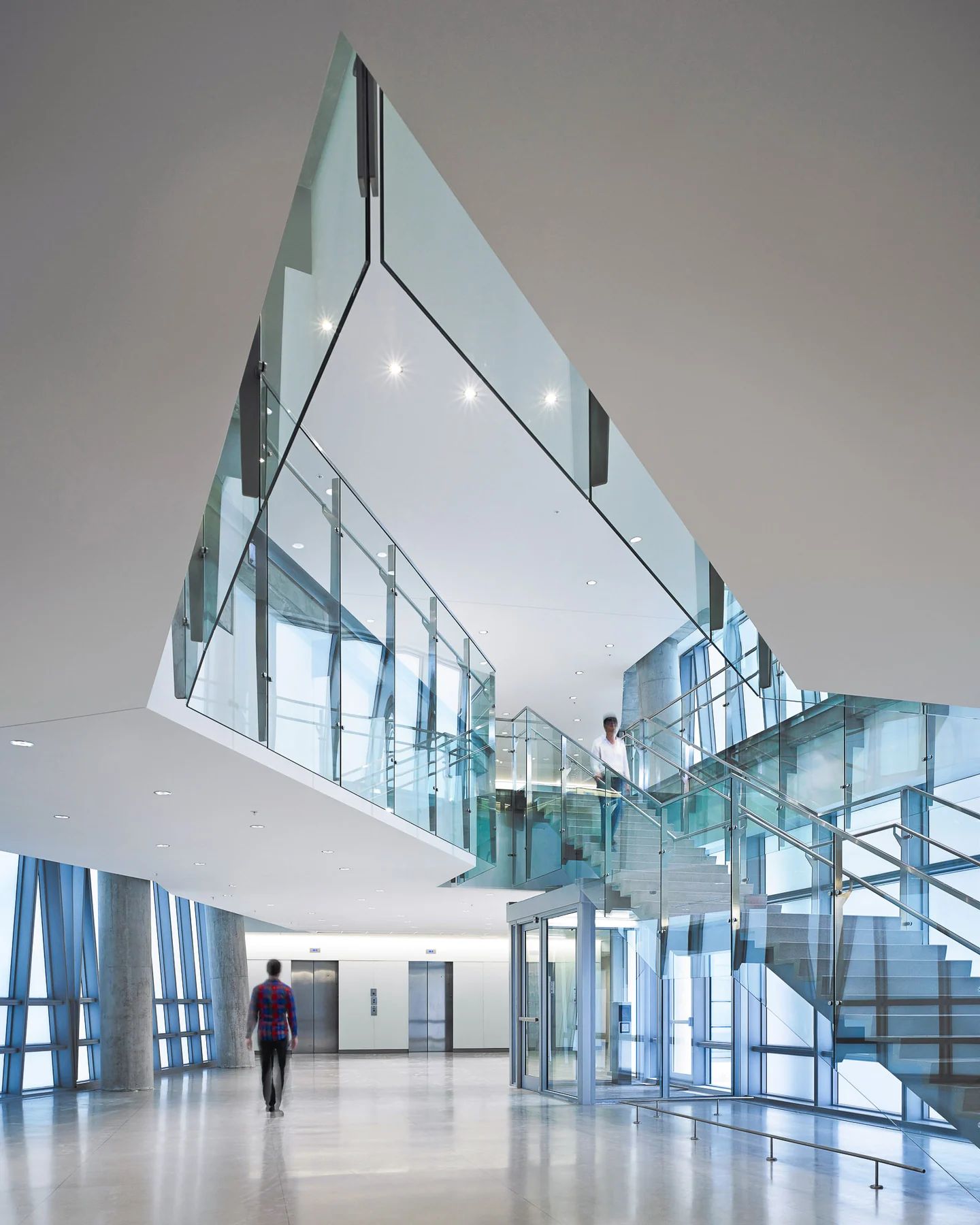 Atrium of a public institutional building